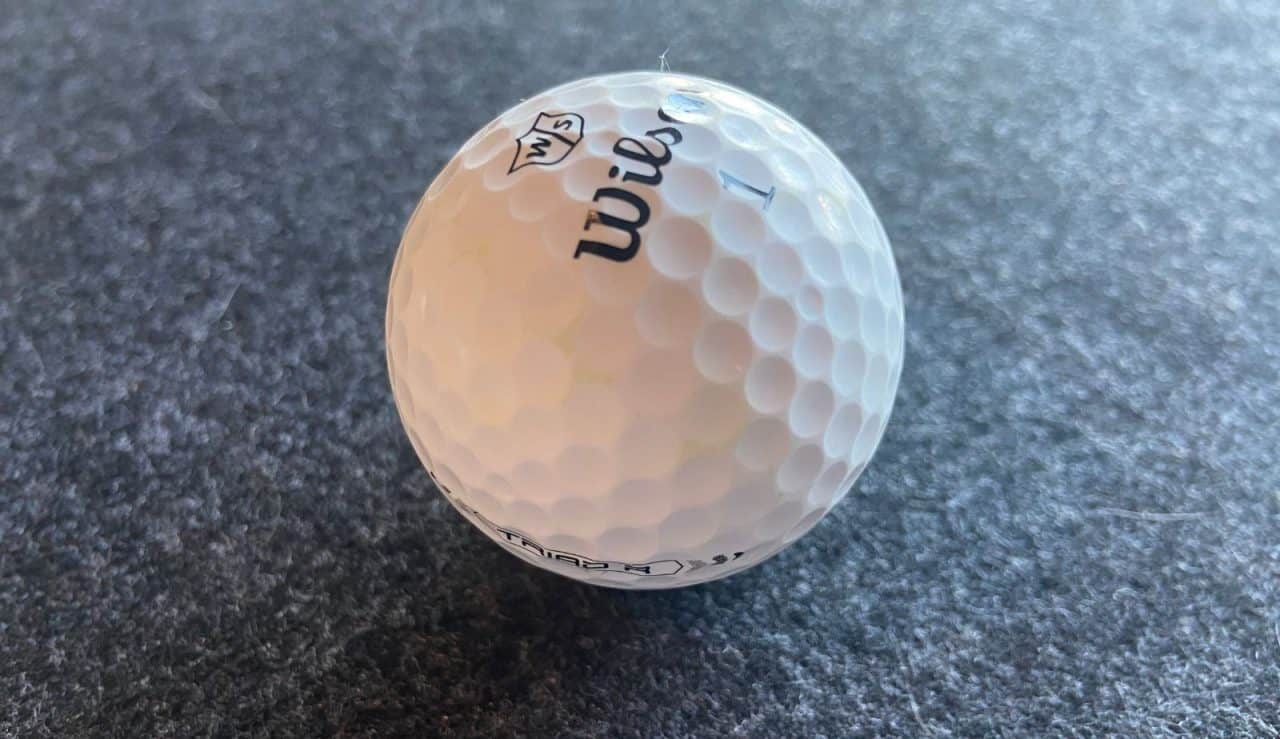 wilson triad golf ball
