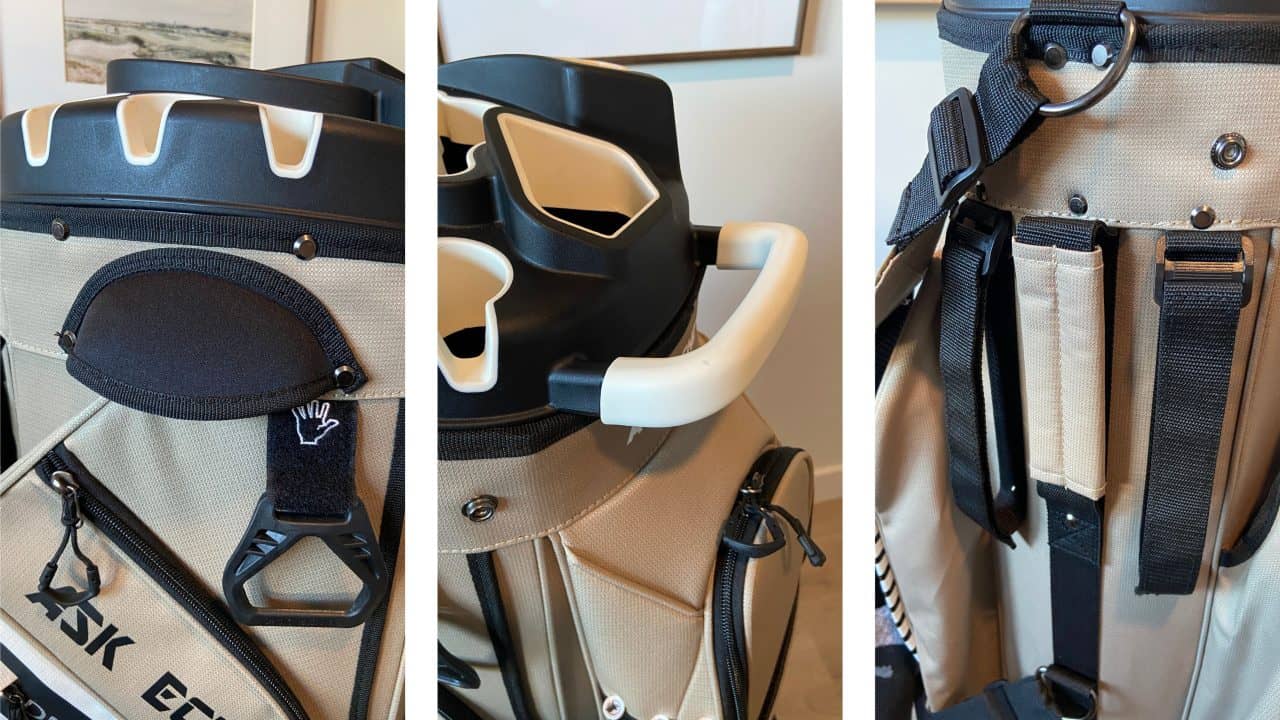 ask echo tlock golf bag 24